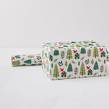 "Bird, house and tree" - Wrapping Paper Roll in Pine by Tatjana Koraksic