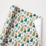 "Bird, house and tree" - Wrapping Paper Roll in Pine by Tatjana Koraksic