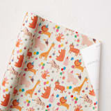 "its Party time" - Wrapping Paper Roll in Brights by Creo Study