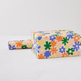 "Cut Paper Floral" - Wrapping Paper Roll in Pop by Ampersand Design Studio