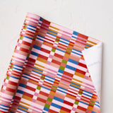 "COLOURFUL KILIM" - Wrapping Paper Roll in Sunrise by Dominique Vari