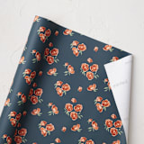 "Navy Wrap" - Wrapping Paper Roll in Navy by Aubrey Fairchild