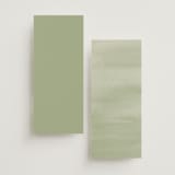 "Canopy" - Wedding Weekend Itinerary Cards in Ivy by Everett Paper Goods - Back of Card Options