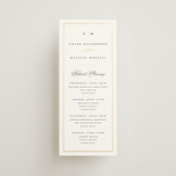 "Timeless" - Wedding Weekend Itinerary Cards in Linen by Erica Krystek - Front