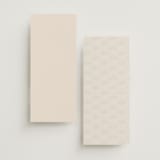 "Simple Seashell" - Wedding Weekend Itinerary Cards in Sand by Hannah Bowman - Back of Card Options