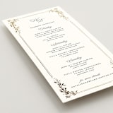 "Lake Como" - Wedding Weekend Itinerary Cards in Diamond by Kate Ahn - Detail