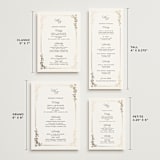 "Lake Como" - Wedding Weekend Itinerary Cards in Diamond by Kate Ahn - Formats Available