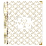 "Gold Scallops Wedding Planner" - Wedding Planners in beige by bloom Daily Planners