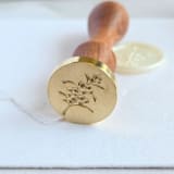 "Snowberries- Wax Seal Stamp- 25mm" - Wax Seal Stamps in multicolor by Inkspiringletters