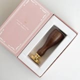 "Fleur Wax Seal Stamp" - Wax Seal Stamps in gold by misterrobinson