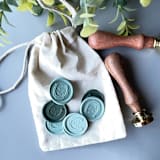 "Your Design Custom Wax Stamp" - Wax Seal Stamps in brass by Abby Choi