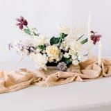 "ORGANIC COTTON RUNNER // NUDE" - Runners in green by borrowed BLU