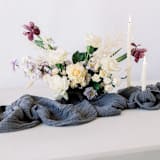 "ORGANIC COTTON RUNNER // SLATE" - Runners in pink by borrowed BLU