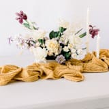 "ORGANIC COTTON RUNNER // ORO" - Runners in multicolor by borrowed BLU