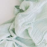 "ORGANIC COTTON RUNNER // SAGE" - Runners in green by borrowed BLU