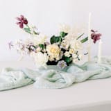 "ORGANIC COTTON RUNNER // SAGE" - Runners in green by borrowed BLU