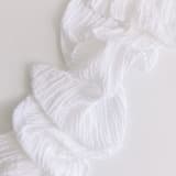 "ORGANIC COTTON RUNNER // WHITE" - Runners in gray by borrowed BLU