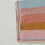"Striped Crochet Blanket" - Kids Blankets and Throws in multicolorassorted-colors by Two Little Knots