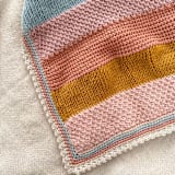 "Striped Crochet Blanket" - Kids Blankets and Throws in multicolorassorted-colors by Two Little Knots