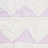 "Small Triangle Quilt Throw - Lilac" - Kids Blankets and Throws in purple by Anchal