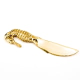 "Sea Spreader Set" - Cheese Knives in brass by Shelton Metal