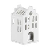 "Village House - Townhouse Stepped Gable Roof - 4.3"" - Christmas Decorations in white by Räder Designs