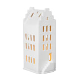 "Village House - Stepped Gable Roof - 7.9"" - Christmas Decorations in white by Räder Designs