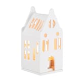 "Village House - Manor House Stepped Gable Roof - 4.9"" - Christmas Decorations in white by Räder Designs