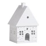 "Village House - Gingerbread House Small - 5.5"" - Christmas Decorations in white by Räder Designs