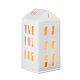 "Village House - Hipped Roof - 6.5"" - Christmas Decorations in white by Räder Designs