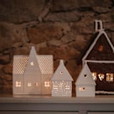 "Village House - Gingerbread House Large - 7.9"" - Christmas Decorations in white by Räder Designs