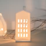 "Village House - Small Windows - 6.7"" - Christmas Decorations in white by Räder Designs