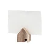 "House Hold - Set of 3 - Acacia Wood" - Christmas Decorations in white by Räder Designs