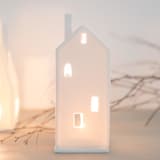 "Village House - Large Door - 7.5"" - Christmas Decorations in white by Räder Designs