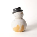 "Snowman - Don't Eat Yellow Snow" - Christmas Decorations in yellow by Pretti.Cool