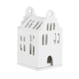 "Village House - Small Stepped Gable Roof - 4.1"" - Christmas Decorations in white by Räder Designs