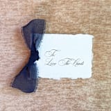 "Holiday Handmade Paper Gift Tags with Navy Blue Bow | Set of 10 | Custom Text" - Holiday Gift Tags in blue by Cotton and Bow