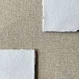 "Holiday Handmade Paper Gift Tags with Snow White Bow | Set of 10 | Custom Text" - Holiday Gift Tags in white by Cotton and Bow