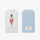 "Nutcracker Holiday Gift Tags [Set of 8]" - Holiday Gift Tags in multicolor by Liesel Anne