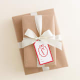 "Candy Cane Christmas Gift Tags (Set of 24)" - Holiday Gift Tags in red by Liesel Anne