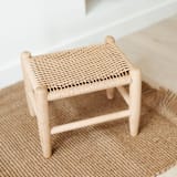 "The Danish Cord Footstool" - Kids Stools in beige by Millstream Home