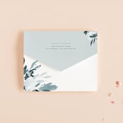 "Romance" - Savvy Wedding Invitations in Neptune by Leah Bisch - Closed