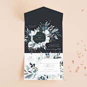 "Romance" - Savvy Wedding Invitations in Neptune by Leah Bisch - Open