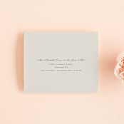 "Gilded" - Savvy Wedding Invitations in Slate by Leah Bisch - FREE Recipient Addressing