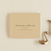 "Happiness" - Savvy Wedding Invitations in Cherry by Shannon Chen of Four Wet Feet Studio - FREE Recipient Addressing