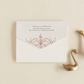 "Regal Mehndi" - Savvy Wedding Invitations in Champagne Rose by Oma N. Ramkhelawan - Closed