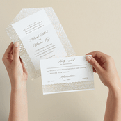 "Gilded Henna" - Savvy Wedding Invitations in Lily by Mansi Verma - Animated View