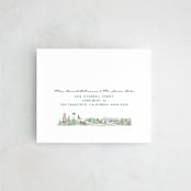 "Mountaintop" - Savvy Wedding Invitations in Evergreen by Paper Sun Studio - FREE Recipient Addressing
