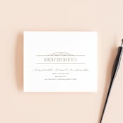 "Moderne" - Savvy Wedding Invitations in Alabaster by Pixel and Hank - FREE Recipient Addressing