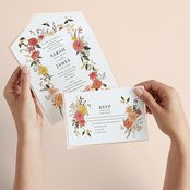 "Enchanting" - Savvy Wedding Invitations in Burgundy by Susan Moyal - Animated View